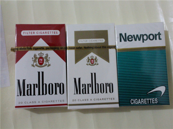 "Marlboro" и "Newport" - очень крепкие сигареты 